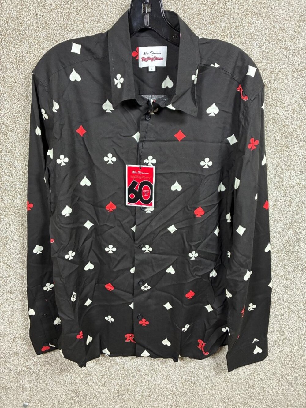 Ben Sherman, Rolling Stone, 60th Anniversary, Playing Cards, Men's M, NWT.